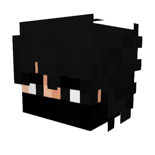 _sakuraun_ Minecraft avatar head, 3D render