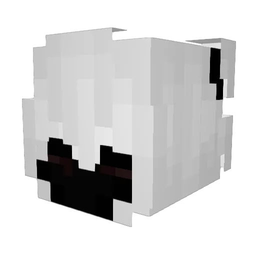 _savageryy_ Minecraft avatar head, 3D render