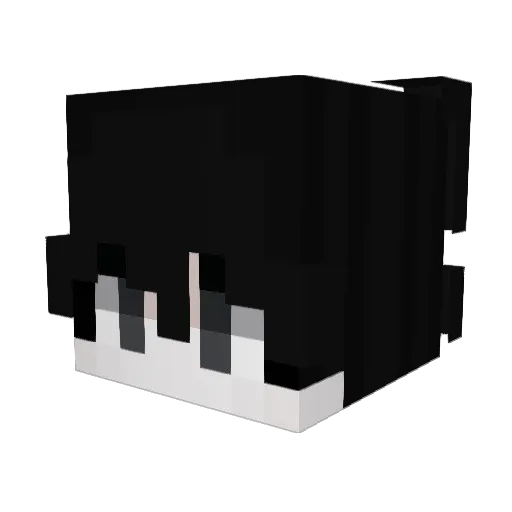 _sci Minecraft avatar head, 3D render