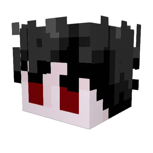 _sdx Minecraft avatar head, 3D render