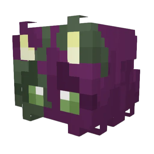 _seraphael Minecraft avatar head, 3D render