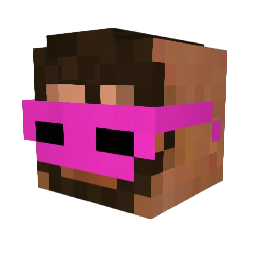 _sergiplay_ Minecraft avatar head, 3D render