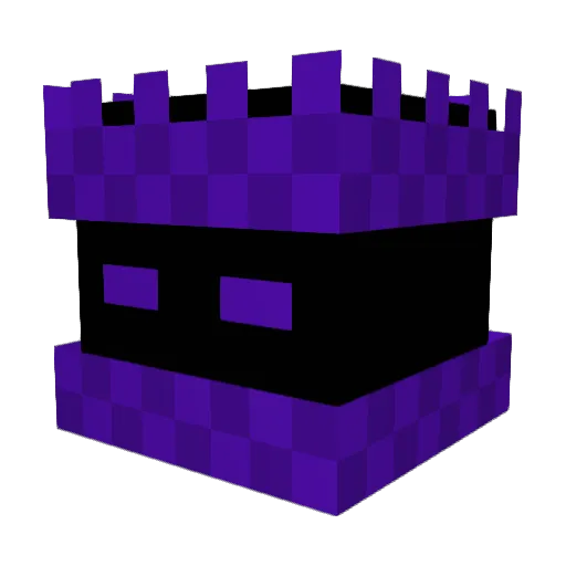 _shadzw Minecraft avatar head, 3D render