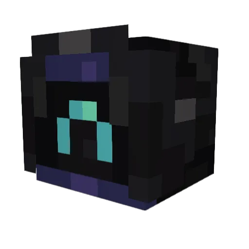 _shamael Minecraft avatar head, 3D render
