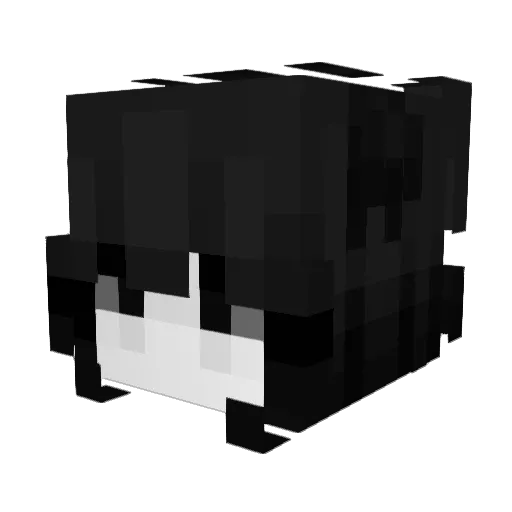 _shiya Minecraft avatar head, 3D render