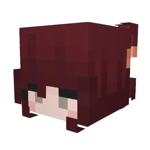 _shmoopy Minecraft avatar head, 3D render