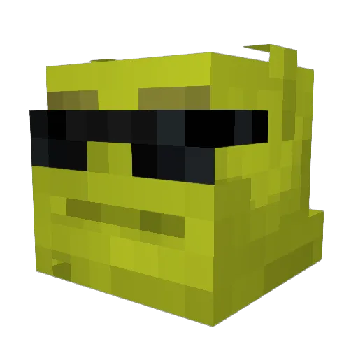 _shrekdaddy_ Minecraft avatar head, 3D render