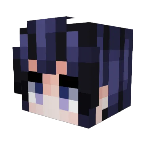 _simesaba_ Minecraft avatar head, 3D render