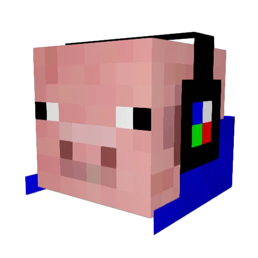 _simon_ Minecraft avatar head, 3D render