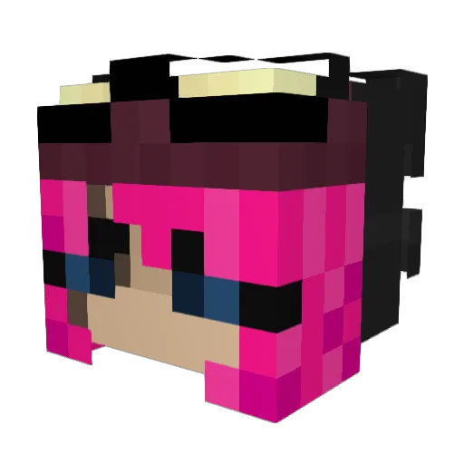 _simplyfaithh Minecraft avatar head, 3D render