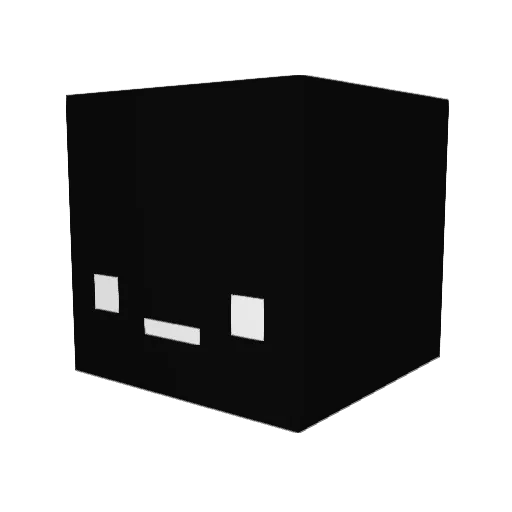 _sinple_ Minecraft avatar head, 3D render