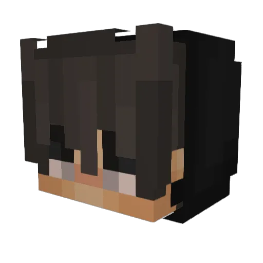 _siuL Minecraft avatar head, 3D render