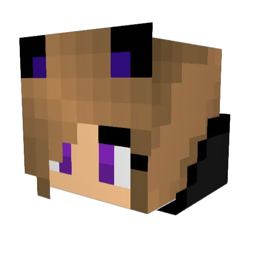 _skellington_ Minecraft avatar head, 3D render