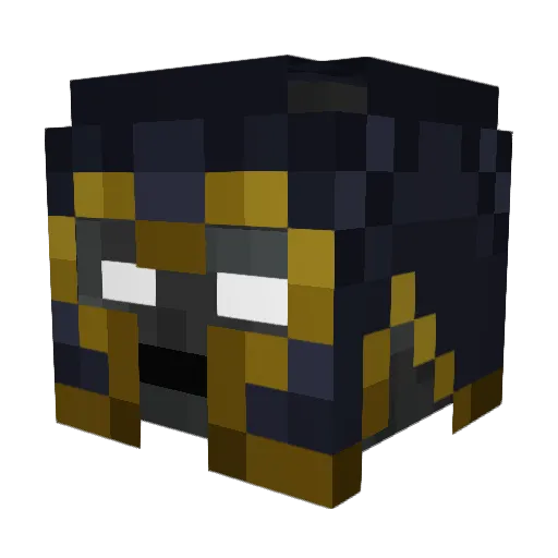 _skelter_ Minecraft avatar head, 3D render
