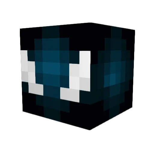 _sledd Minecraft avatar head, 3D render
