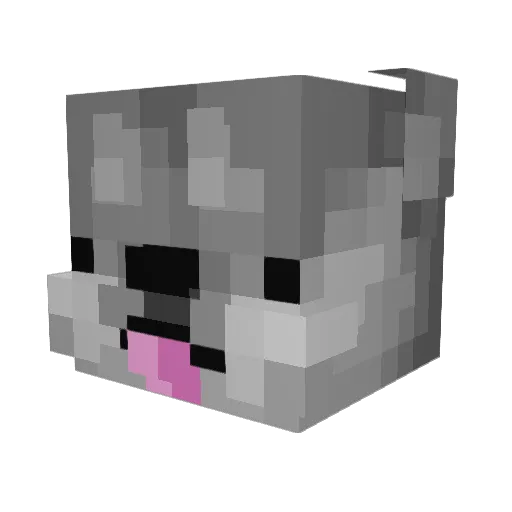 _slurpert Minecraft avatar head, 3D render
