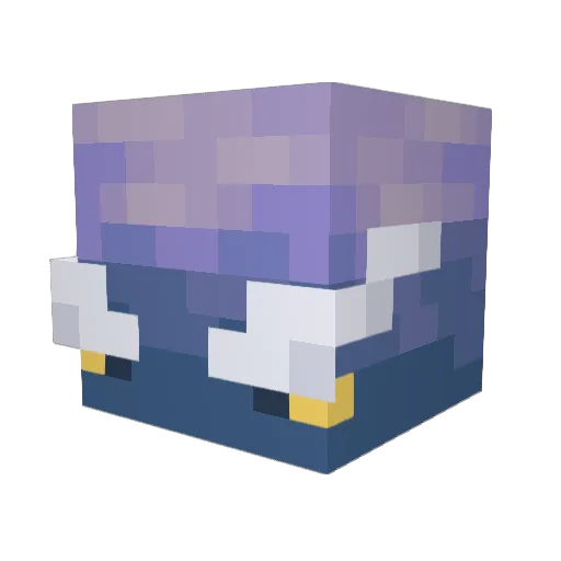 _smeg_ Minecraft avatar head, 3D render