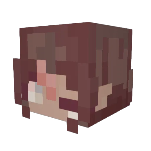 _soda_POP_ Minecraft avatar head, 3D render