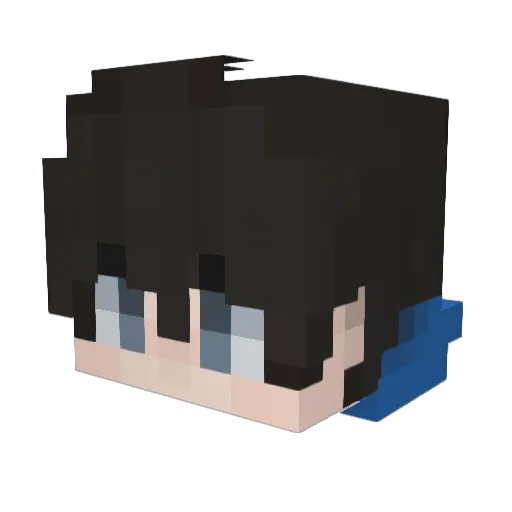 _souz Minecraft avatar head, 3D render