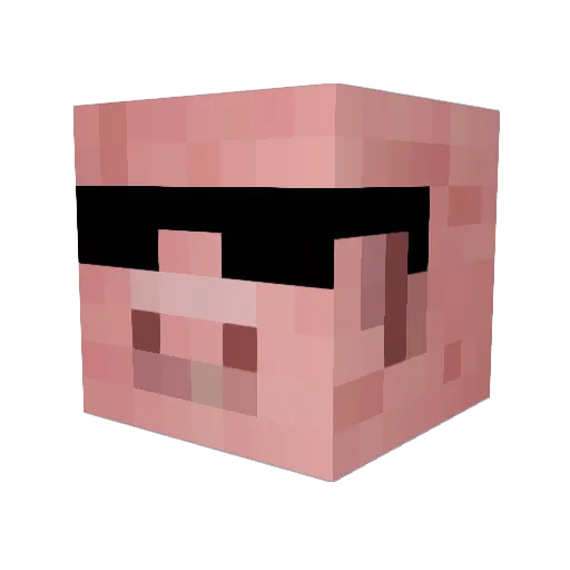 _spectree__ Minecraft avatar head, 3D render