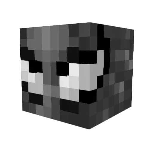 _spydr Minecraft avatar head, 3D render