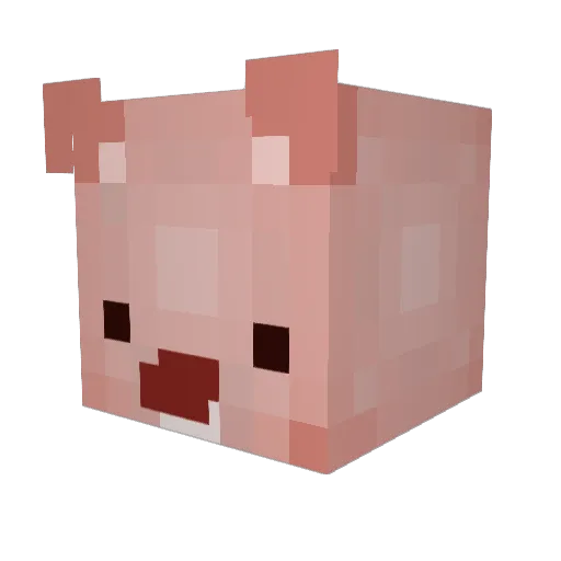 _squ1dy_ Minecraft avatar head, 3D render