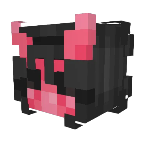 _sqwiggles_ Minecraft avatar head, 3D render