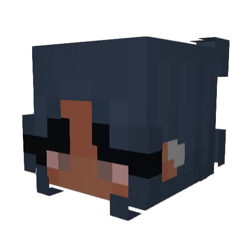 _starl1ght Minecraft avatar head, 3D render