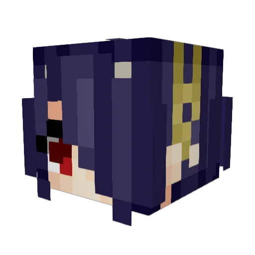 _stephenr_001 Minecraft avatar head, 3D render