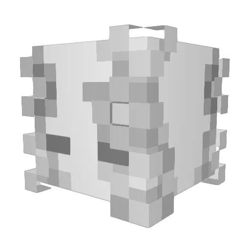 _stormei Minecraft avatar head, 3D render