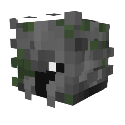 _suPlay Minecraft avatar head, 3D render