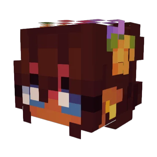 Minecraft-Avatar von _sunburst_: Kopf als 3D-Render