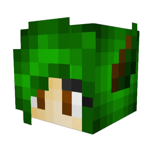 _sylveon Minecraft avatar head, 3D render