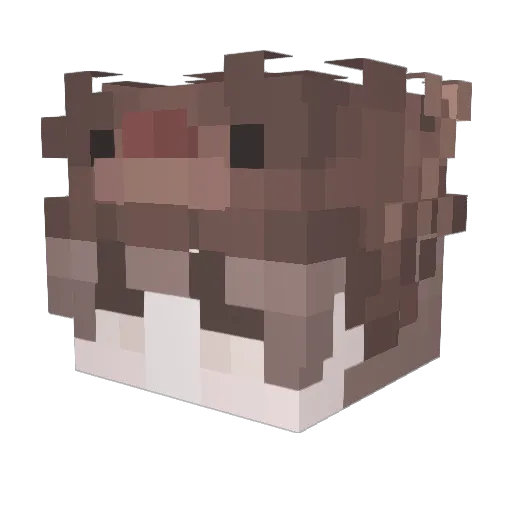 _szvlony_ Minecraft avatar head, 3D render