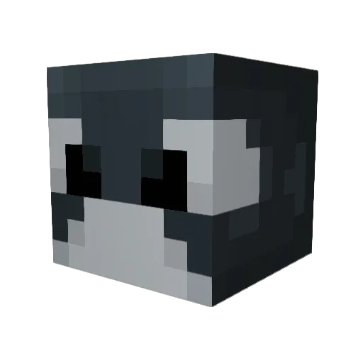 _t1mel3ss_ Minecraft avatar head, 3D render