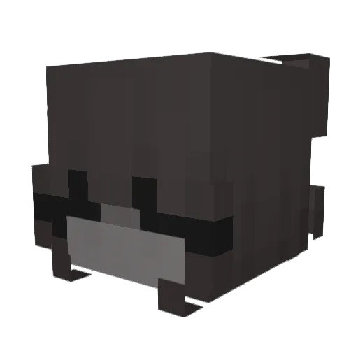 _t1t Minecraft avatar head, 3D render