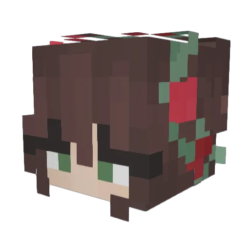 _taters_ Minecraft avatar head, 3D render