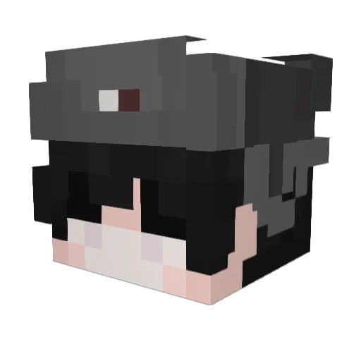 _thew1zard_ Minecraft avatar head, 3D render