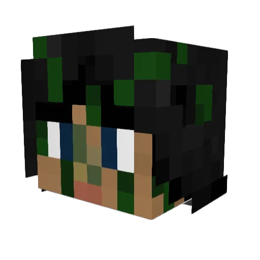 _thijs26 Minecraft avatar head, 3D render