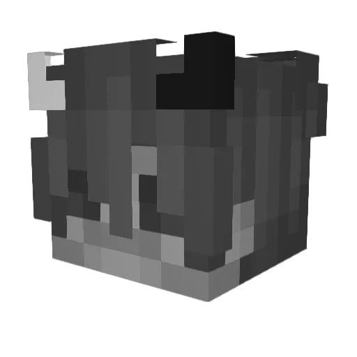 _toastr Minecraft avatar head, 3D render