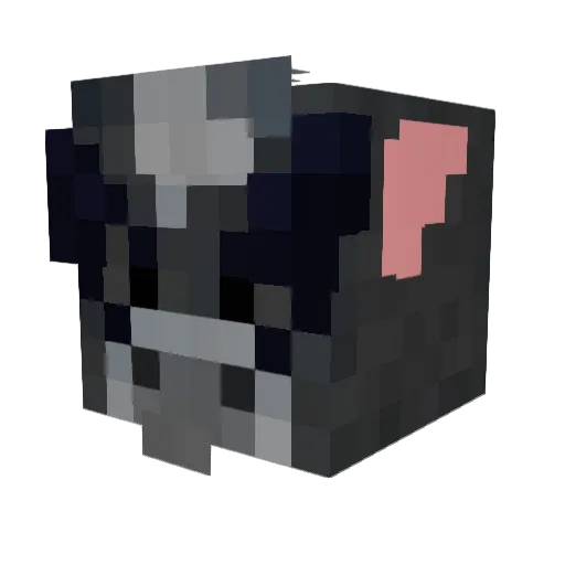 _tobisch_ Minecraft avatar head, 3D render