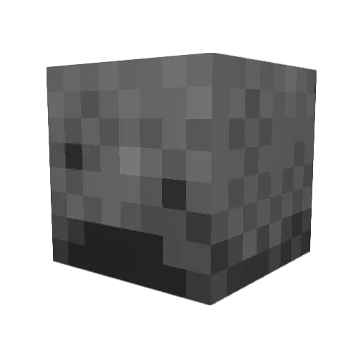 _totap Minecraft avatar head, 3D render