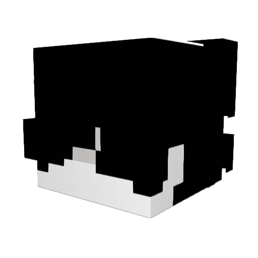 _toys Minecraft avatar head, 3D render