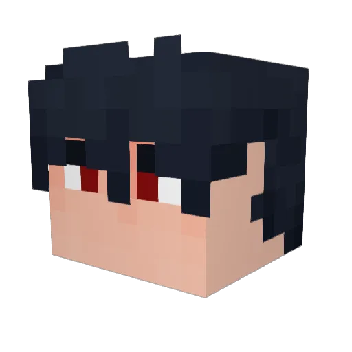 _tr3nt Minecraft avatar head, 3D render