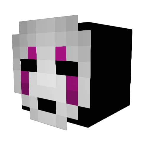 _travman_ Minecraft avatar head, 3D render