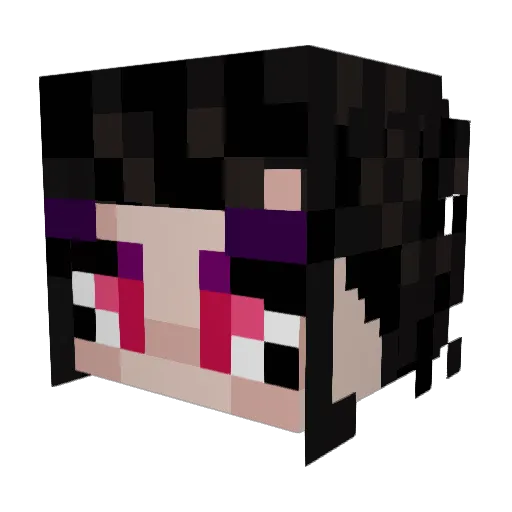 _tribble Minecraft avatar head, 3D render