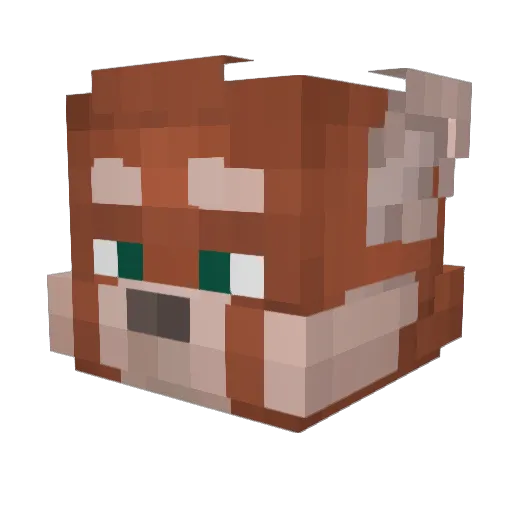 _unsterr Minecraft avatar head, 3D render