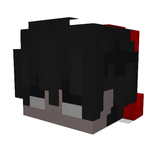 _urojony Minecraft avatar head, 3D render