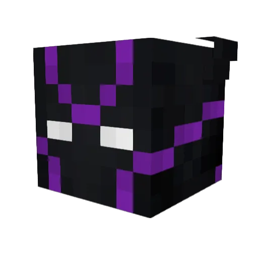 _usufa Minecraft avatar head, 3D render
