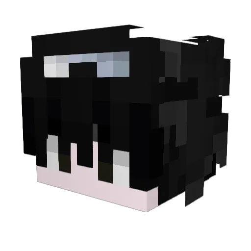 _v1xor_ Minecraft avatar head, 3D render
